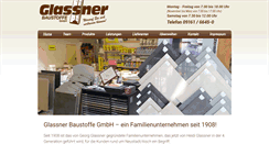 Desktop Screenshot of glassner-baustoffe.de